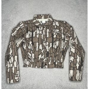 Rare VTG Trebark‎ Camouflage Thinsulate 3M Outdoors Jacket Women Sz 14 USA Made